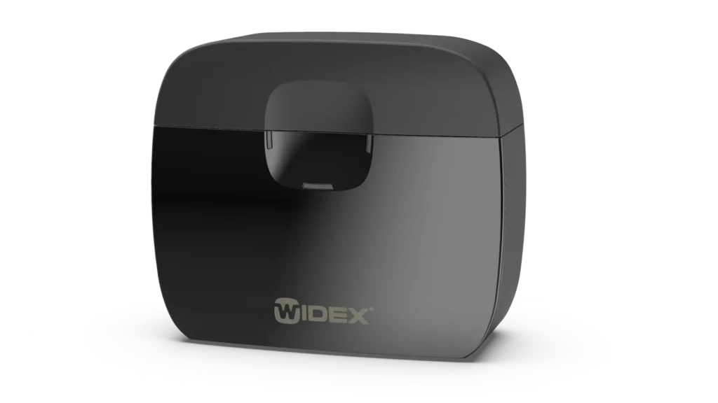 Widex Charge n Clean kapaklı şarj ve bakım ünitesi